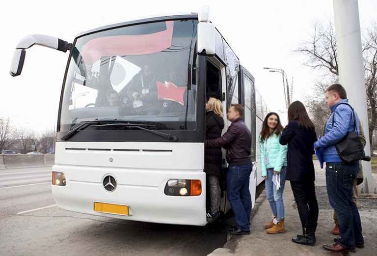 Пассажирские перевозки на автобусе из Украина, Полтава в Россия, Минск