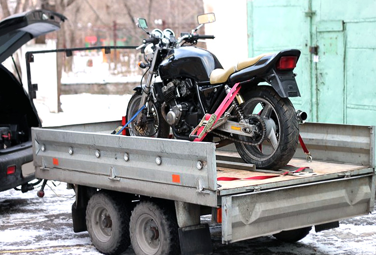 Перевозка мотоцикла по Москве